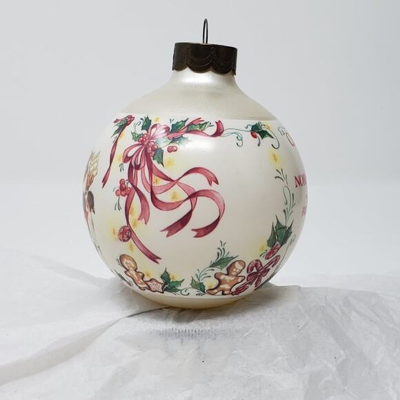 1995 Hallmark Santa’s Visitors Glass Bulb Keepsake Christmas Holiday Ornament.2 - Picture 6 of 9